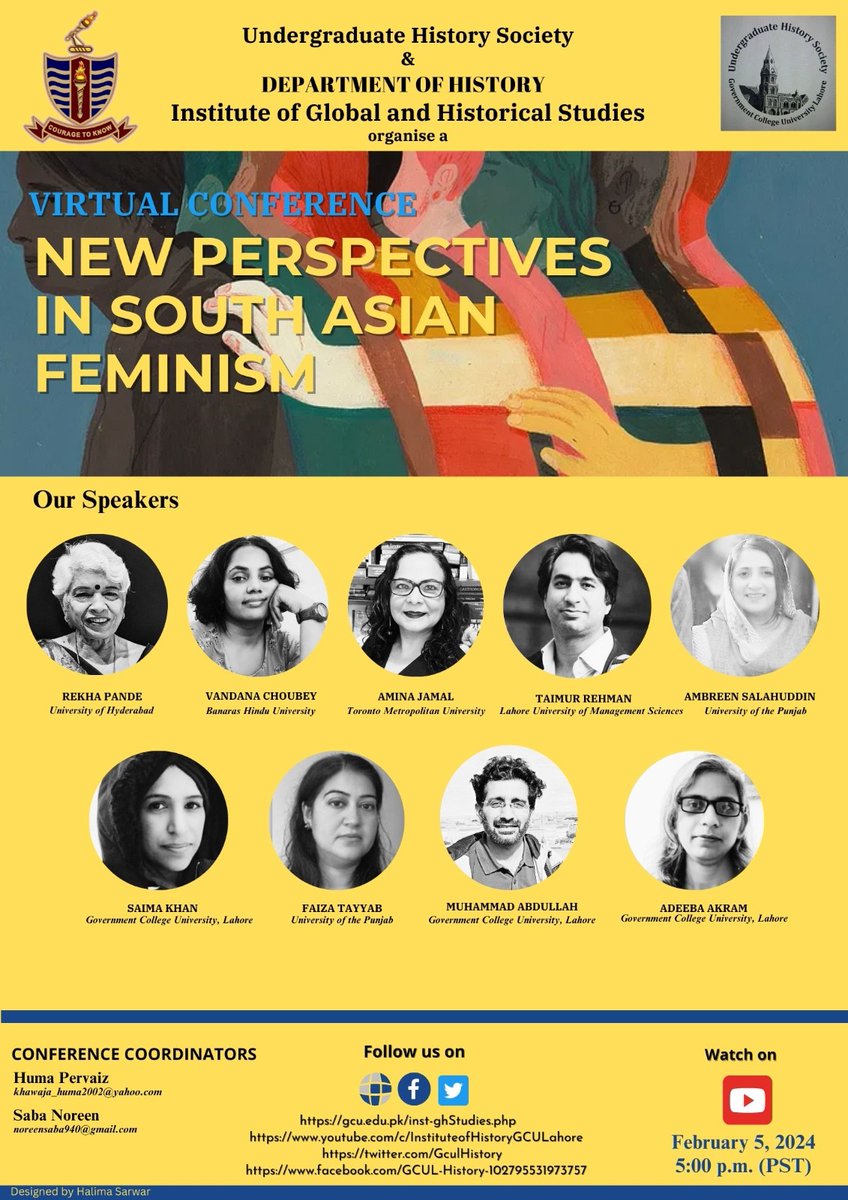 🌟 Join us for a Virtual Conference, 'New Perspectives in South Asian Feminism', on 5th Feb. 📅 Embrace diverse voices, explore critical discussions, and be part of the movement for change. Don't miss out!