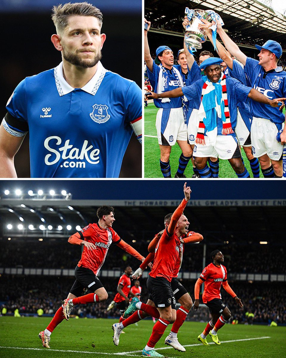 FootballPechu's tweet photo. Luton Town went away to Everton and knocked them out of the FA Cup in the 90+6’ to book a place in 5th round.
Vera level 💥
#FACup #EVELUT https://t.co/weUxvNFRYJ