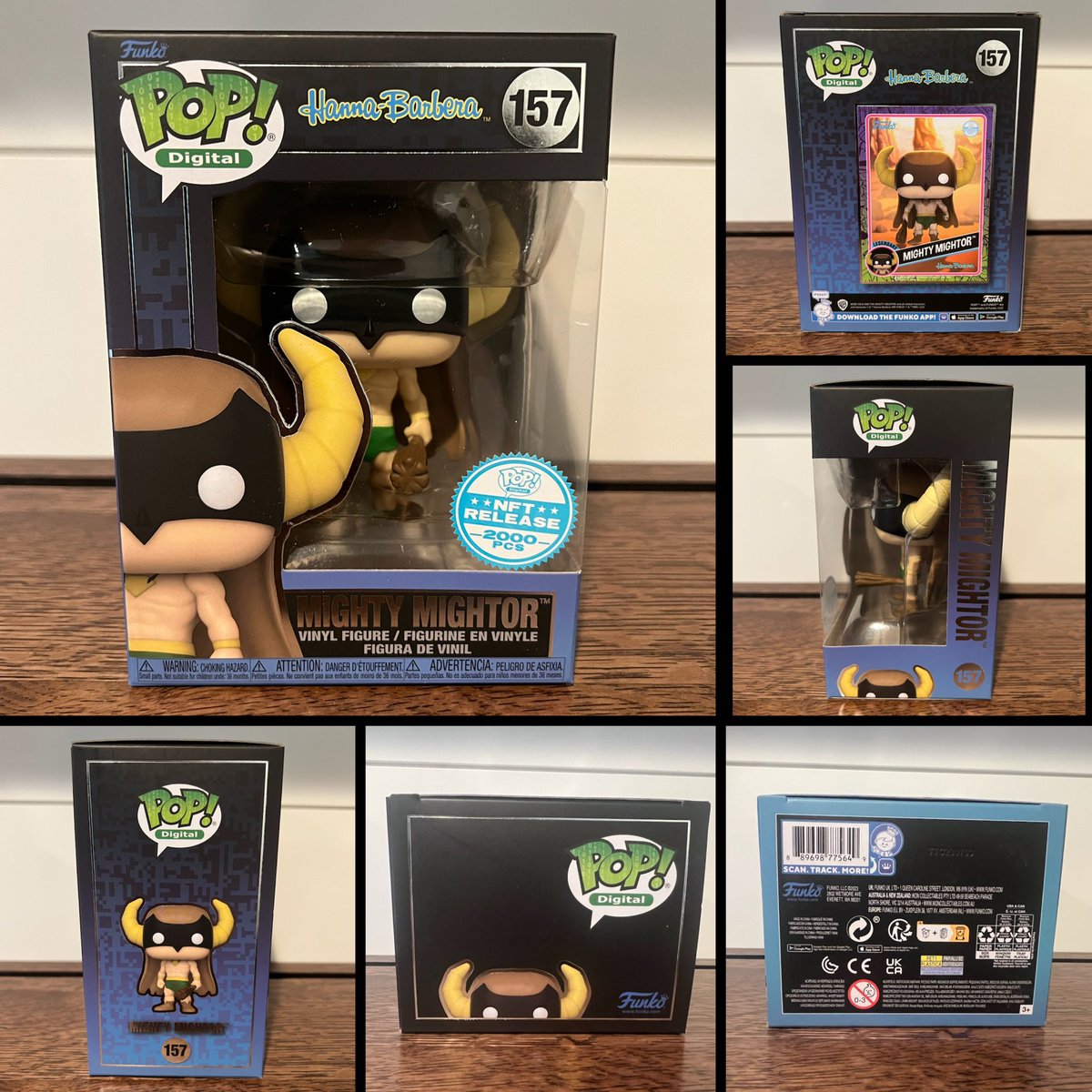 wildfortoys's tweet image. Ok Funko Family, 1st giveaway of 2024! 1 winner will receive the “Funko Pop! Digital - Hanna-Barbera: Mighty Mightor #157” physical NFT in PopShield armor! To enter to win, follow+tag 2 friends+retweet+like. Winner will be picked 2/3! #Funko #NFT #WildForToys #FunkoPopDigital