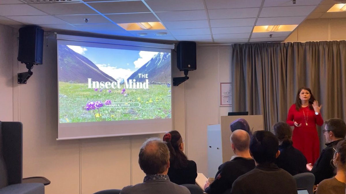 Aishwarya Ravi (@aishwarya12ravi) on Twitter photo Such an honor to host <a href="/Scientistinpink/">Shannon Olsson</a> for the first Guest Seminar of the year at the <a href="/MSarsCentre/">Michael Sars Centre</a>. Learnt how to think like a fly, how to listen to nature and society, and lots more! Thanks for your valuable time, a fantastic talk and the stimulating conversations. Such an honor to host <a href="/Scientistinpink/">Shannon Olsson</a> for the first Guest Seminar of the year at the <a href="/MSarsCentre/">Michael Sars Centre</a>. Learnt how to think like a fly, how to listen to nature and society, and lots more! Thanks for your valuable time, a fantastic talk and the stimulating conversations.