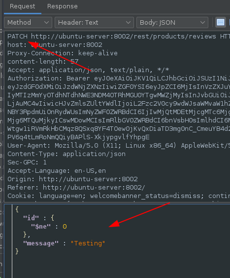 deusx_45's tweet photo. Using the PATCH method during testing can be destructive 😬 #PWST https://t.co/e75QT0sDjN