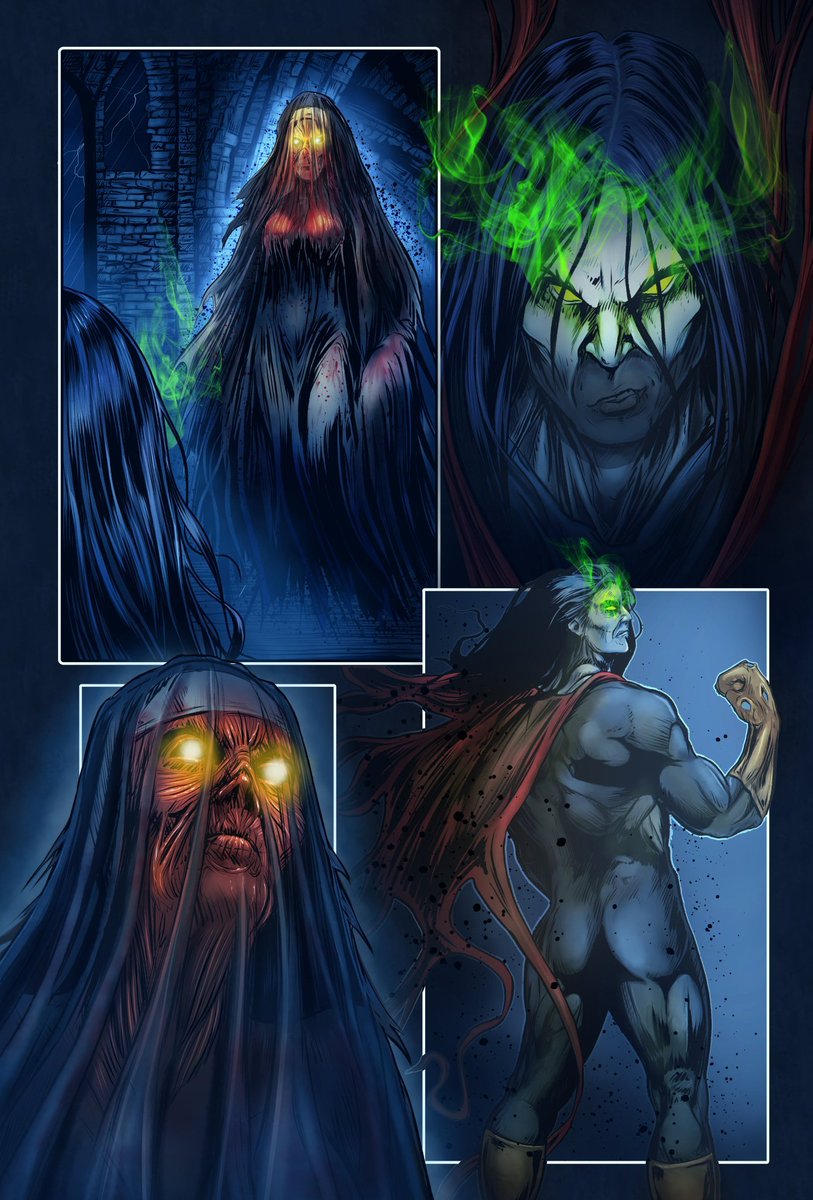 WartTheWizard's tweet photo. SUPER DEAD #2 is going to kick so much ass! Here's some more interior artwork from this issue by @PeterGilmoreArt! 
Sign up here to make sure you grab the free trading card once the IGG campaign launches!
💀 https://t.co/gTdTBzT0FF https://t.co/00c2PQjU33