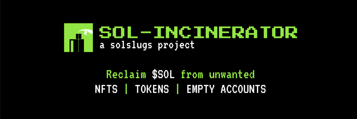I just earned 1.27 $SOL (about $120) by reclaiming my fees on <a href="/solincinerator/">Sol-Incinerator</a>. 

And anyone can do the same using the CleanUp function. 

Here's how...  

🧵1/7