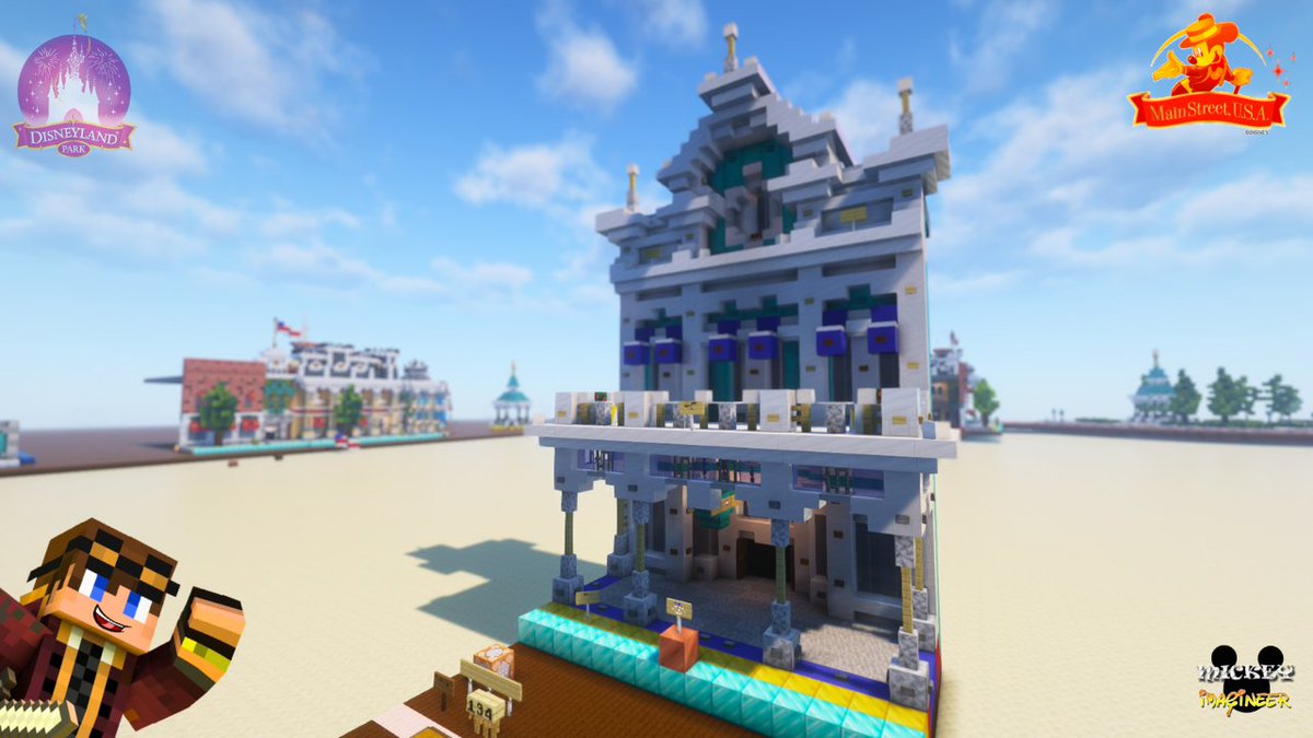 ImagineerDisney's tweet photo. Enjoy a new look at Main Street U.S.A with the full refurbishment of Disney Clothier's L.T.D. storefront.

#DisneylandParis #MinecraftServer #Minecraft #Disneyland #MainStreetUSA #Disney https://t.co/gcuszjBMeu