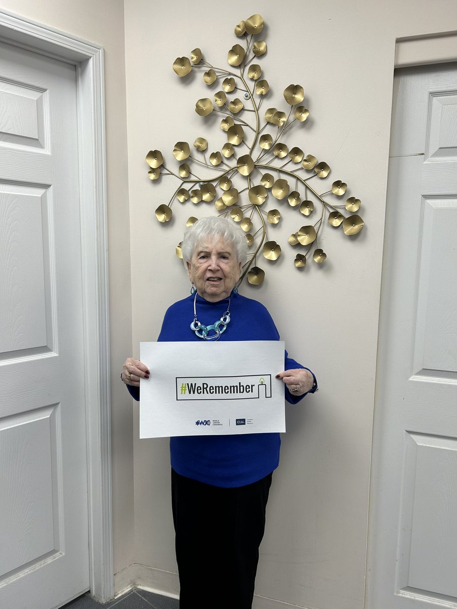#WeRemember &amp; honour the 6 million Jews who were murdered by the Nazis. This is my Mom, my hero, Survivor Miriam Friedman Ziegler. Today she celebrates the 79th Anniversary of her liberation from Auschwitz-Birkenau. Proud mother of 3, grandmother of 4 &amp; great-grandmother of 3.
