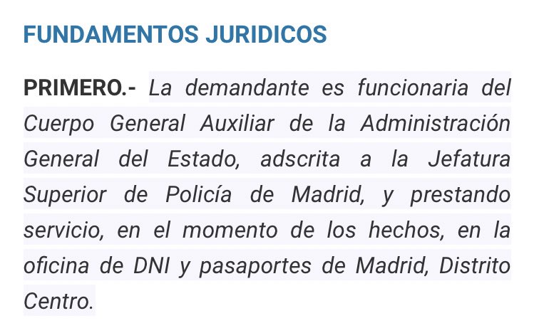 jotta0123's tweet photo. @NotisJuridicas “Sancionada una policía…”
Lo que dice la sentencia: https://t.co/27BRSZNtvX
