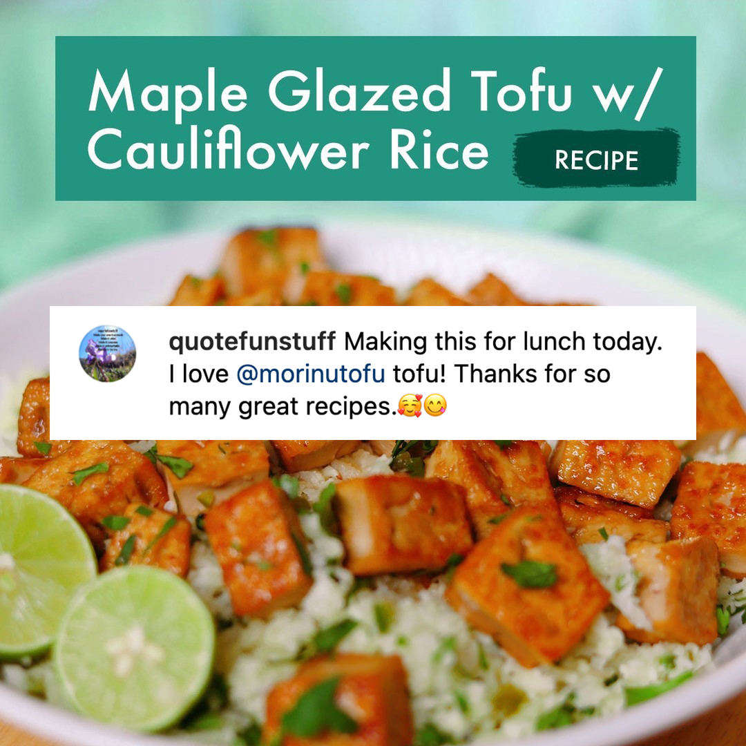 “...SO MANY GREAT RECIPES” 🤩⁠

Thanks, quotefunstuff – We hope you enjoy every Mori-Nu recipe you try! Our #meatless Maple Glazed Tofu recipe, featuring Mori-Nu Silken Tofu, makes taste buds dance.

DROP a 😍 and we’ll send you the full recipe!⁠

#veganrecipe #goodreviews