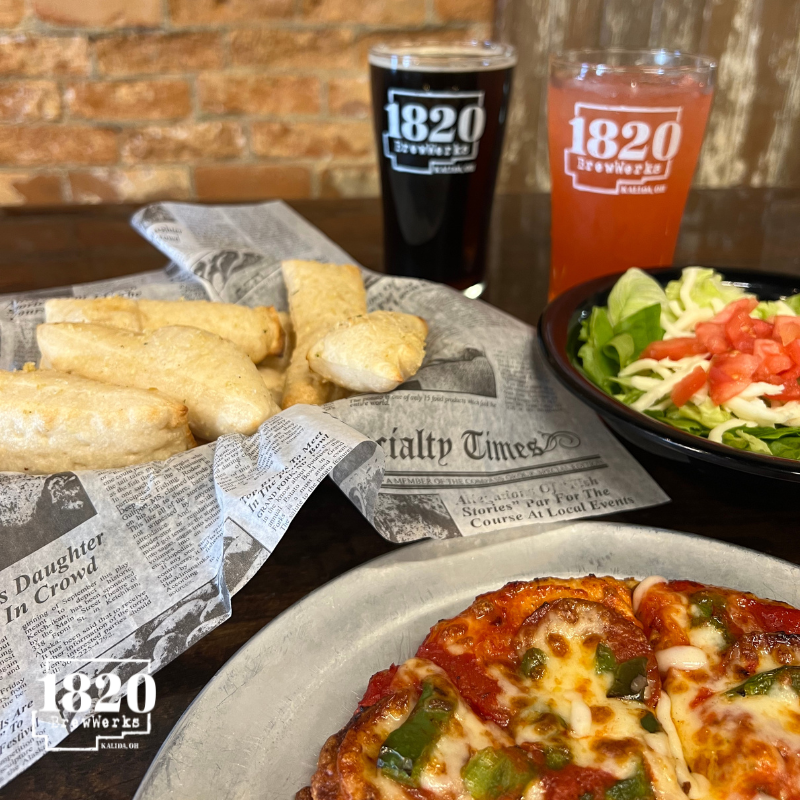 You’ve had a long week and probably a busier weekend planned; let us do the cooking!
Call ahead, and we can have dinner ready to grab on your way home or for delivery.

🍕 1820brewwerks.com/food/
🚗 11-2p for lunch M-F | 4-close M-Sun.
📱419-890-1820