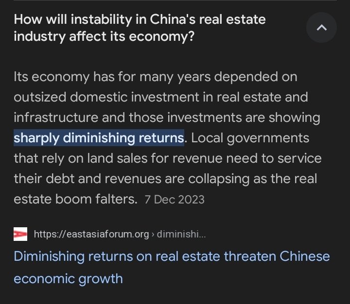 Diminishing returns on real estate threaten Chinese economic growth