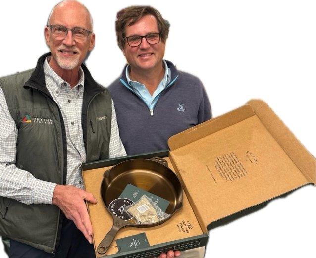 Barry Pruitt (@barrywpruitt) on Twitter photo I got a SMITHEY! It's a beautifully crafted 12" skillet. Here's a pic with Smithey founder Isaac Morton. My first meal in this beautiful pan will be Salmon!
It was a great experience planning with the <a href="/smitheyironware/">Smithey Ironware Co.</a> team in <a href="/chasscene/">Charleston Scene</a> <a href="/CityCharleston/">City of Charleston</a>. I want every piece! I got a SMITHEY! It's a beautifully crafted 12" skillet. Here's a pic with Smithey founder Isaac Morton. My first meal in this beautiful pan will be Salmon!
It was a great experience planning with the <a href="/smitheyironware/">Smithey Ironware Co.</a> team in <a href="/chasscene/">Charleston Scene</a> <a href="/CityCharleston/">City of Charleston</a>. I want every piece!