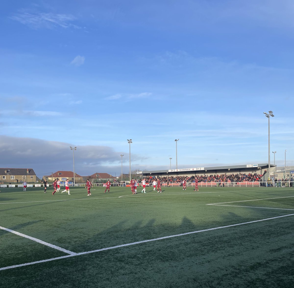 Good to catch up with a few familiar faces @spartansfc v <a href="/ClydeFC/">Clyde FC</a>