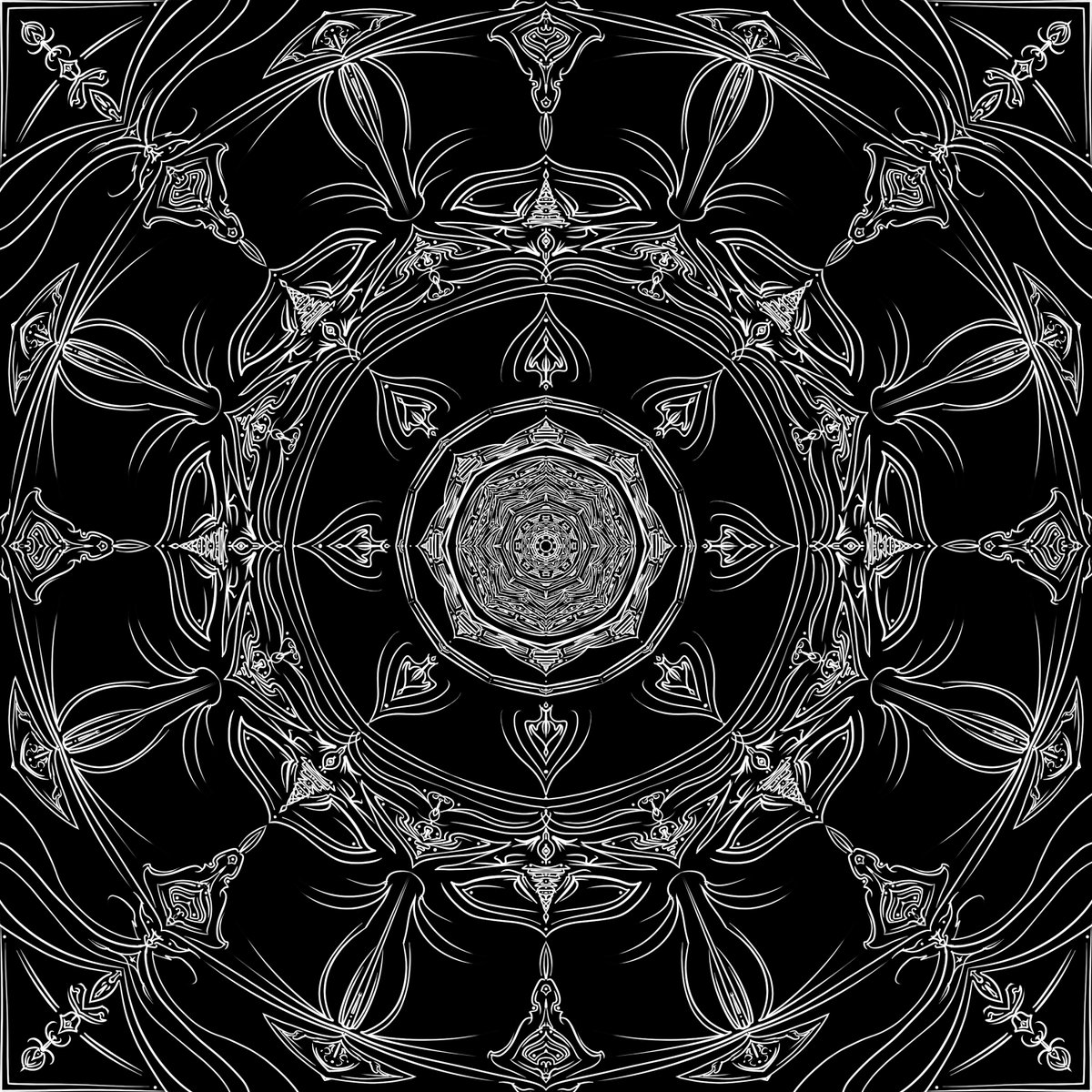 @BrianPateX My mandala titled Articulate. Available for print on canvas, paper, metal, and apparel. Sizing is adjustable depending upon request. Any sharing and engagement is appreciated 🙏