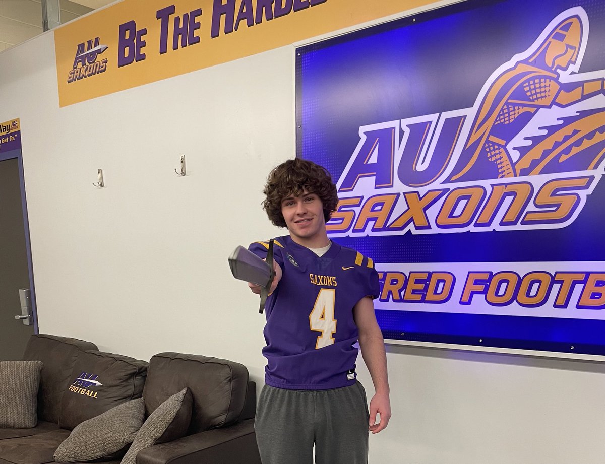 logansnyder24's tweet photo. had a great experience touring alfred university! thank you to all the coaches who welcomed me!

@Coach_Rankl @CoachMilesAU @Coach_Bailey2 @CoachOlasupo https://t.co/Uajcr15HVJ