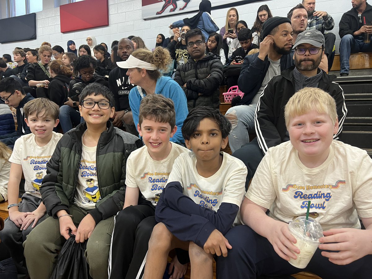 Super proud of these Ocee Otters and their participation in the Helen Ruffin Reading Bowl competition this morning. They won 3 out of 4 rounds! Most importantly, they showed great sportsmanship and learned what it was like to experience the thrill of competition!
