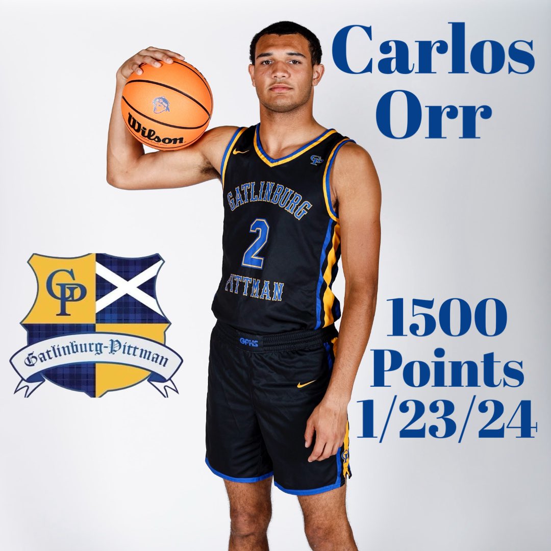 🏀Congrats to Carlos Orr for reaching 1500 career points on 1/23/24 vs Northview🏀 @CarlosOrr13 @GPHSHighlanders @moore_rashid