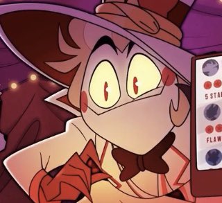 such_a_dumbass_'s tweet photo. i can’t with this part he low so proud of himself look at the little shine in his eye 
he’s trying so hard to look cool in front of his daughter 😭😭 #HazbinHotel #HazbinHotelLucifer https://t.co/YEXGHxUSBI