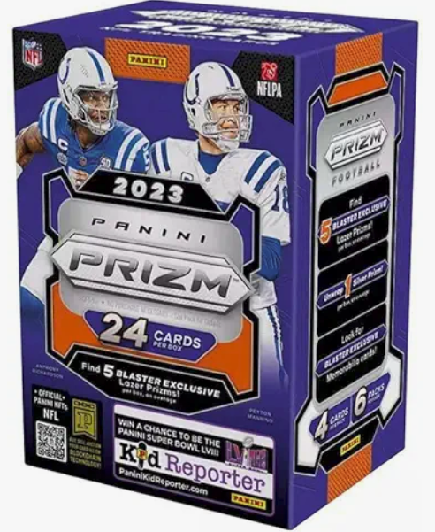 cardboardbst's tweet photo. For a chance to win a 2023 Prizm NFL blaster box just follow @CardboardBST and repost this post!

Be sure to check out the daily Buy/Sell/Trade threads at @CardboardBST!

Winner announced 1/29 https://t.co/sgSlCH4f2I