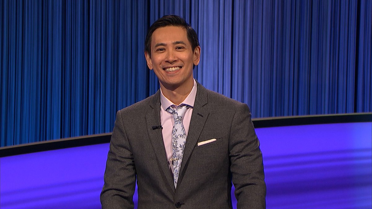 Catch me (and yet another floral tie) on the #jeopardy Champions Wildcard semifinal this Wednesday, Jan. 31!
