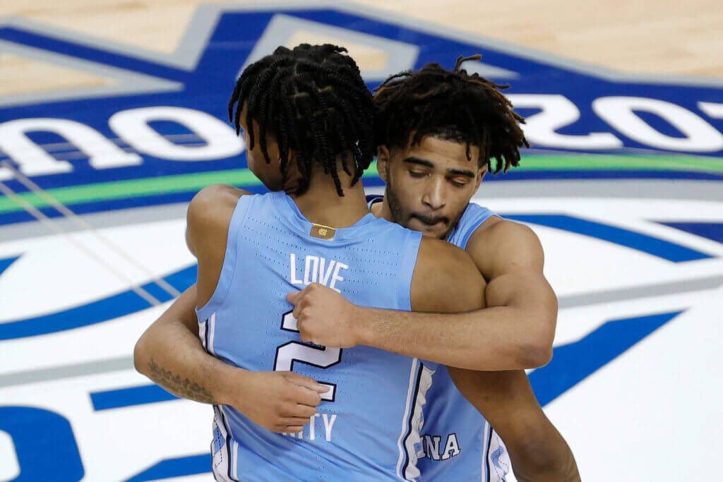 UNCBarstool's tweet photo. Caleb Love      🤝      RJ Davis
career high 36 points this week https://t.co/1clpp6A62g