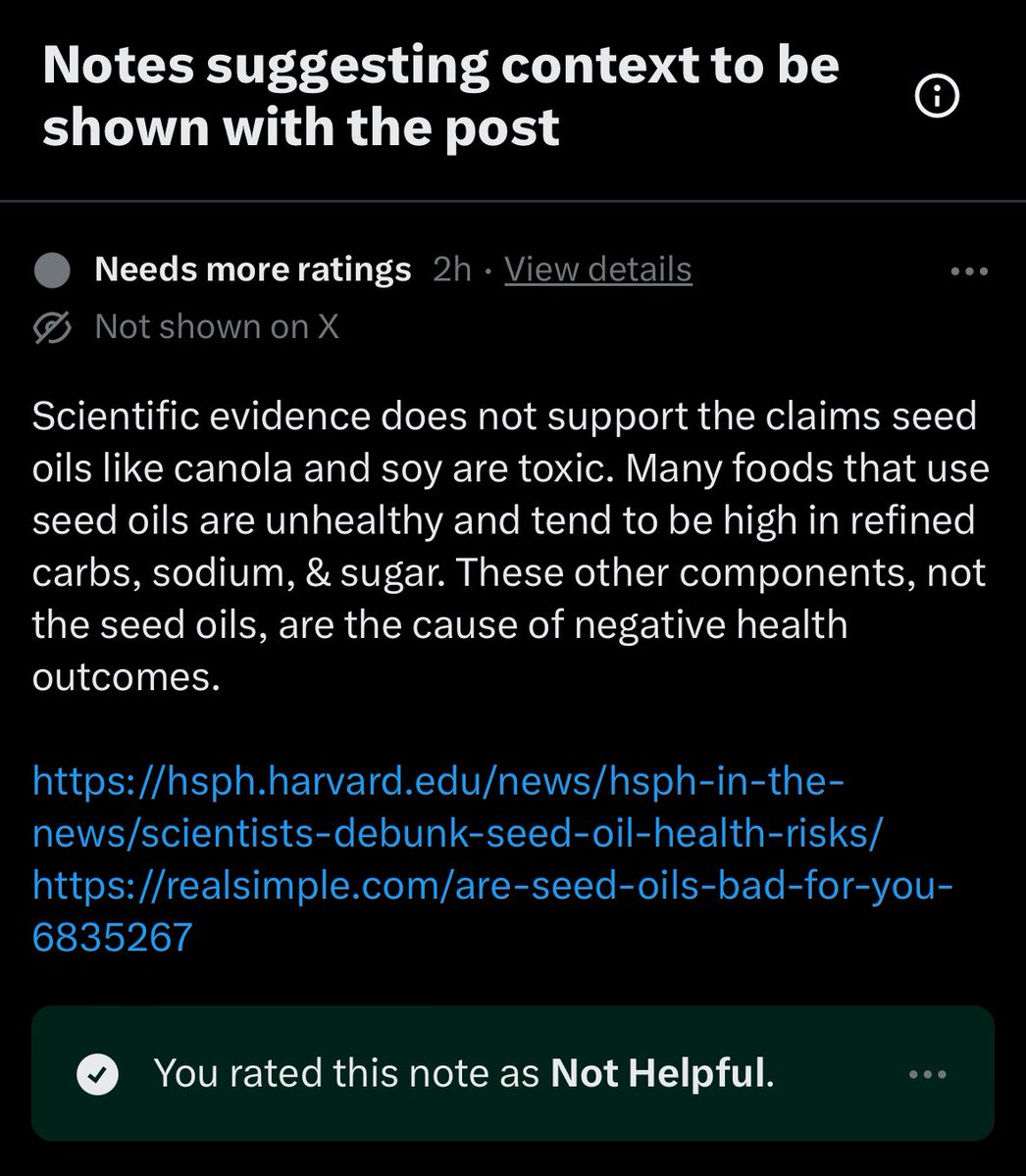 goddek's tweet photo. #5 Even though I explained everything down to the smallest detail, liberals have once again abused the Community Notes to spread their nonsense.

The same morons who claim that vegetable oils are harmless also assert that the ‘vaccines’ were safe and effective, vitamin D is rat poison, and that men can get pregnant.

Get a life!