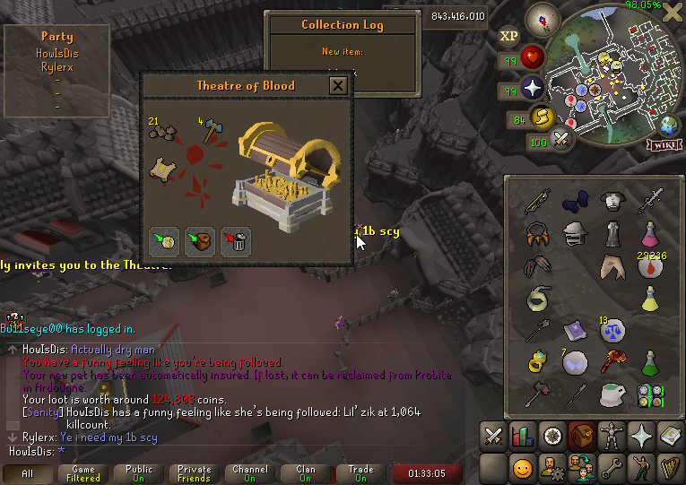 How_OSRS's tweet photo. #23 - Lil' zik 1357kc combined https://t.co/VbO0VaFCUy