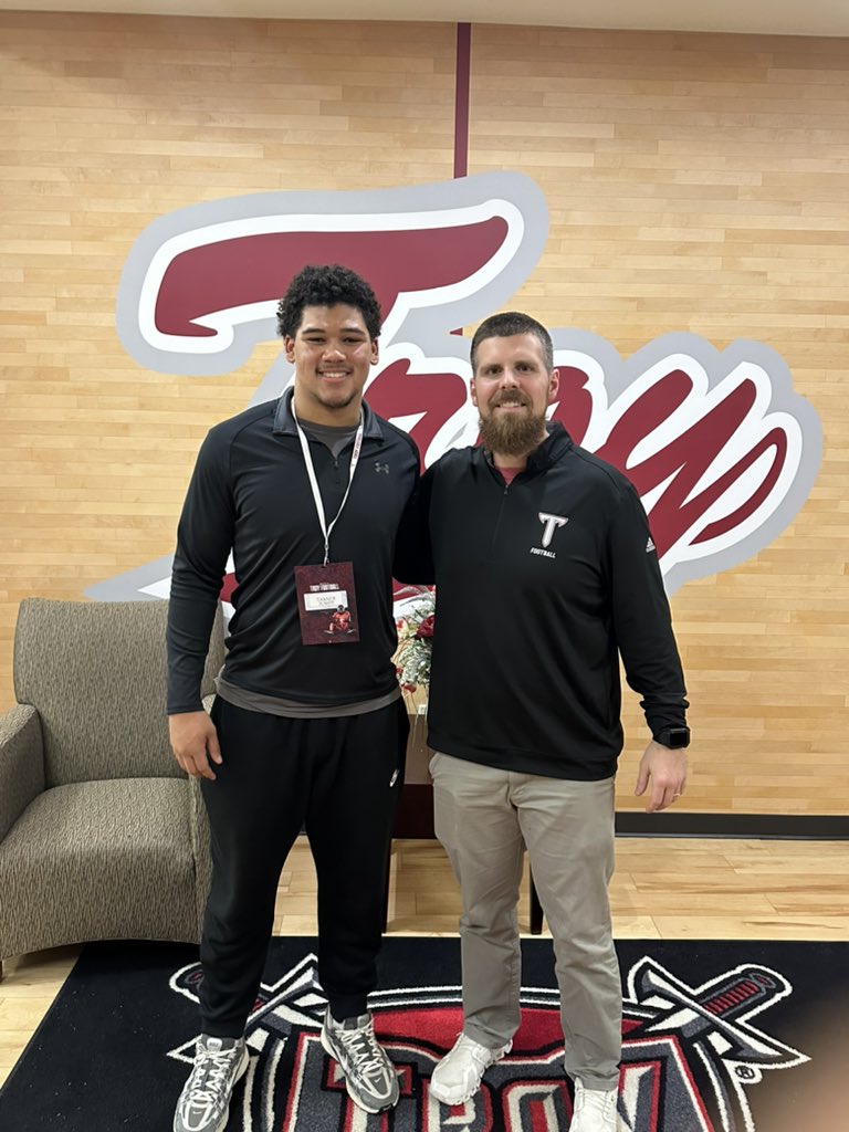 TannerJumpp's tweet photo. After a great conversation with @GeradParker1 and @Coach_Carbine am blessed to receive my first d1 offer from Troy University #AGTG @LMRamsFootball https://t.co/RLIutwAsPT