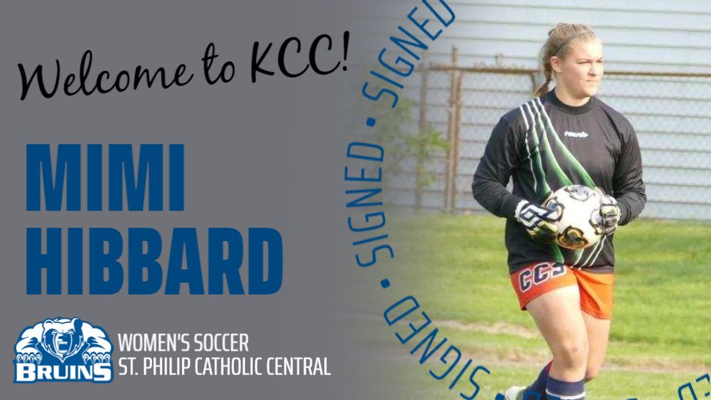 🐻🔒 Bruin Signing!

Welcome, Mimi Hibbard!  Join us in congratulating Mimi on her commitment to play women’s soccer at <a href="/Kellogg_CC/">Kellogg Community College</a>! 

Mimi is coming to us from St. Philip Catholic Central. #WelcomeHome #KelloggBruins