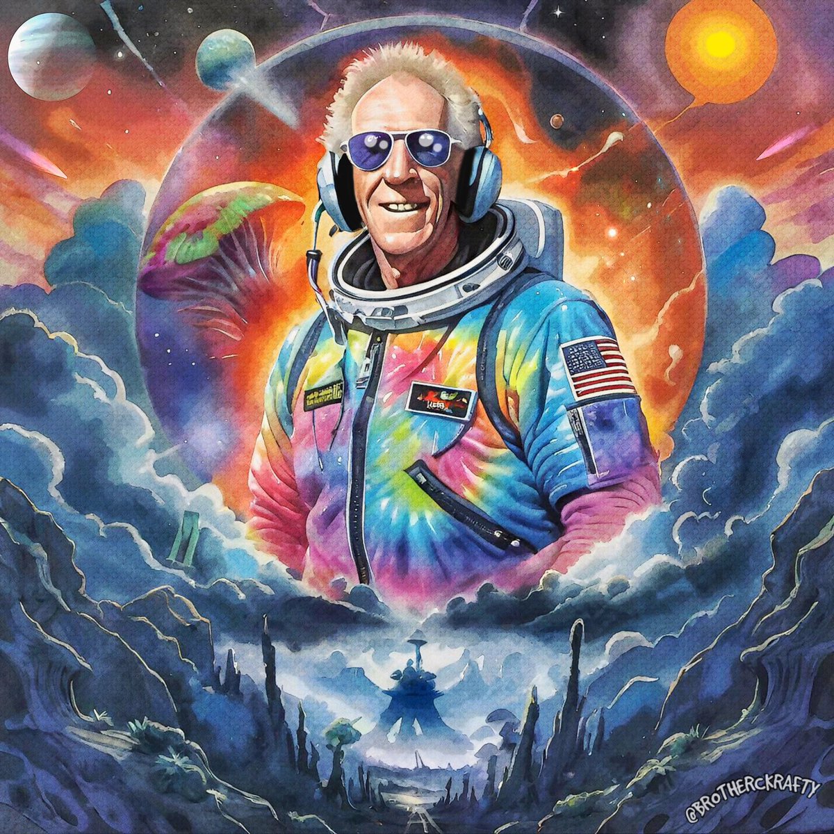 Occupation: SpaceMan
(One More Saturday Night)
✌🏼🌹
#BillWalton
#internationalbrotherhoodofgroovymotherfuckers