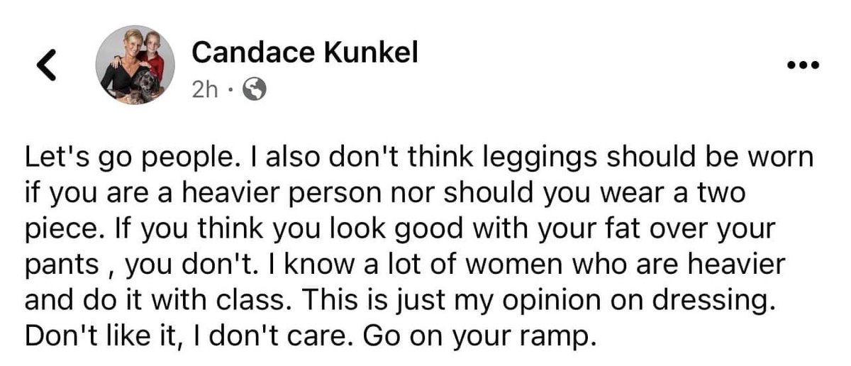 Table14Design's tweet image. Hey @candacekunkel I’d like to talk to YOUR manager- #BodyShaming doesn’t look good on you, &amp;amp; you’re an a$$hole for thinking it’s A.) Remotely OK to talk down about people who are literally at the gym to better their health &amp;amp; B.) posting photos of women without their consent.