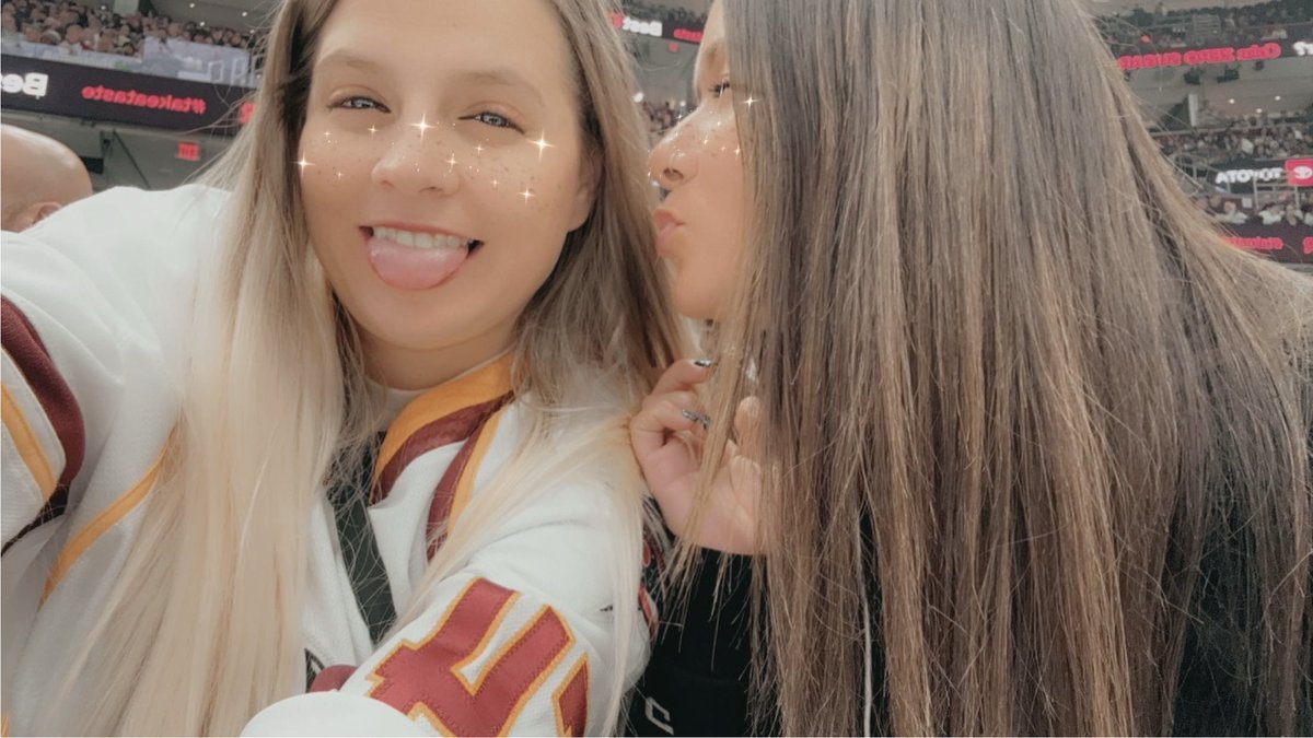AmyNicole219's tweet photo. #FearTheDepths Hockey nights but make it cute. 🥰 https://t.co/8hzyrlzpM2
