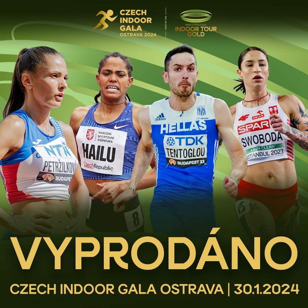 The Czech Indoor Gala 2024 is SOLD OUT. ✅