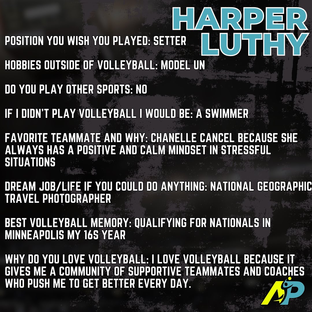 Digging into Texas Volleyball! Get to know Harper Luthy and what she’s about. Will you be next?