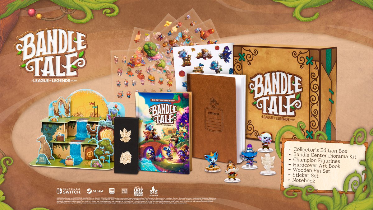 Our designer had a blast scheming with the yordles themselves to conjure up this graphic to promote <a href="/RiotForge/">Riot Forge</a>'s upcoming release of Bandle Tale🌱