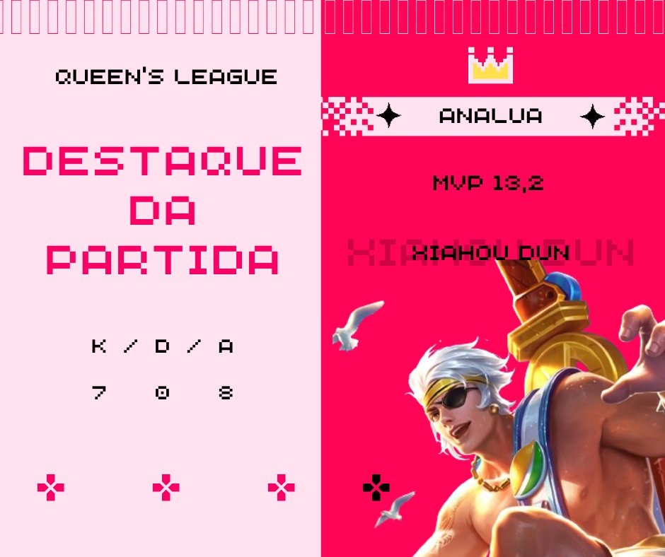 hokqueens's tweet photo. E na nossa segunda MD3 do dia, com seu Xiahou Dun insano, o MVP foi para a ANALUA 🥰

Continuem acompanhando na twitch:
https://t.co/tNJZyuRlp3 https://t.co/JrEjuJR10x
