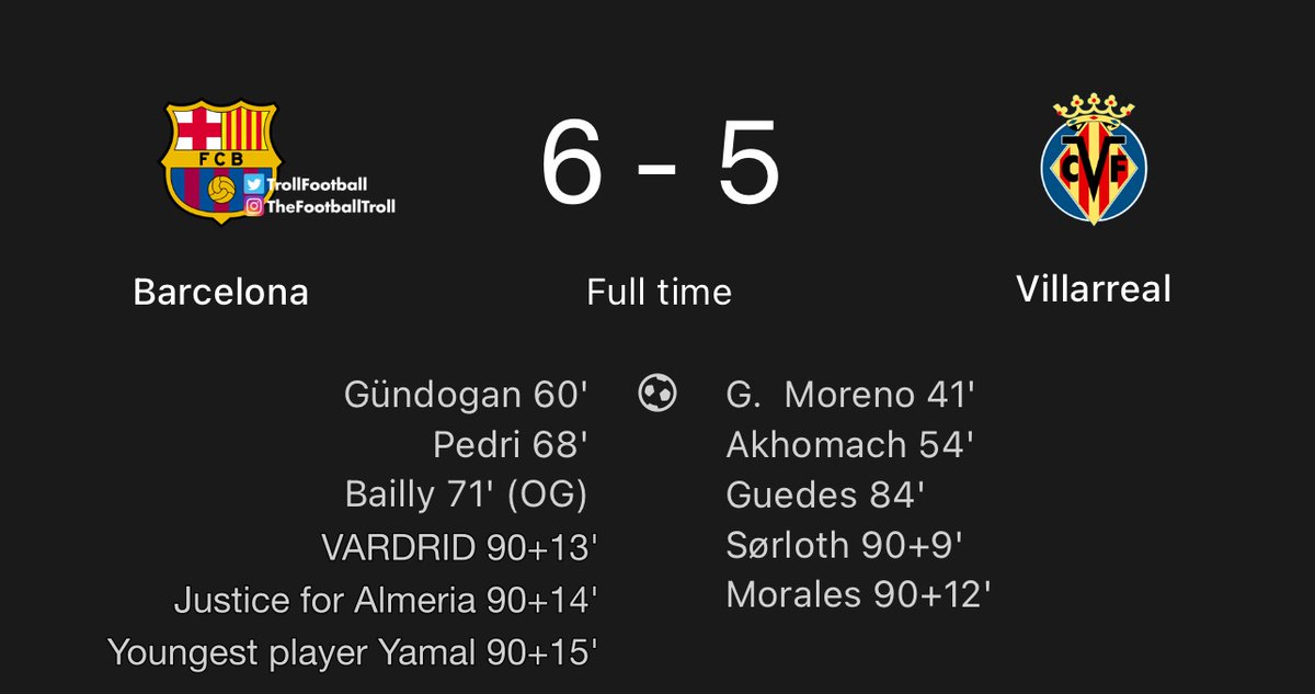 Comeback of the century from Barcelona