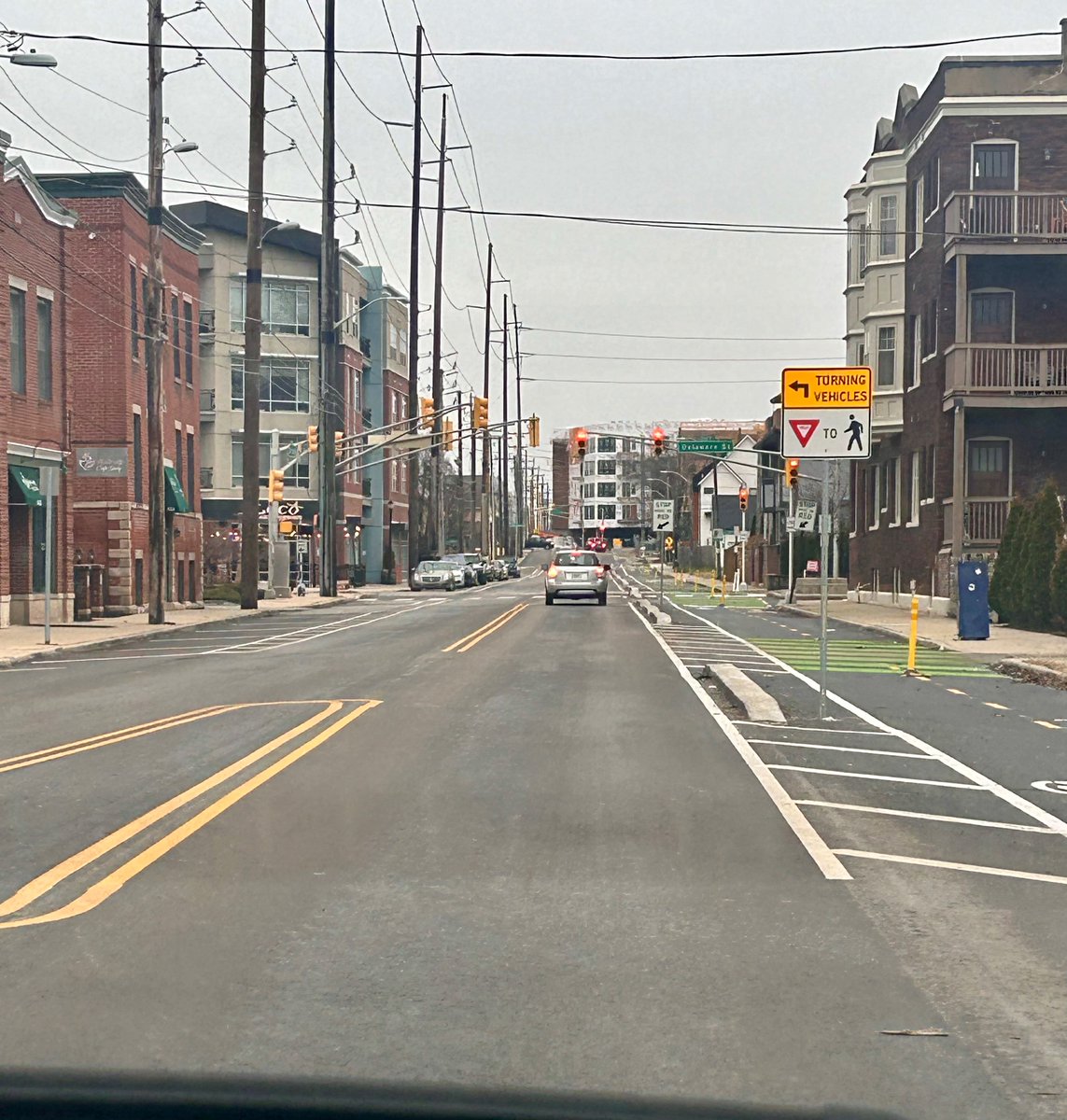 With a new cycletrack and apartment developments, 22nd St on the Near Northside is starting to feel like a real urban corridor