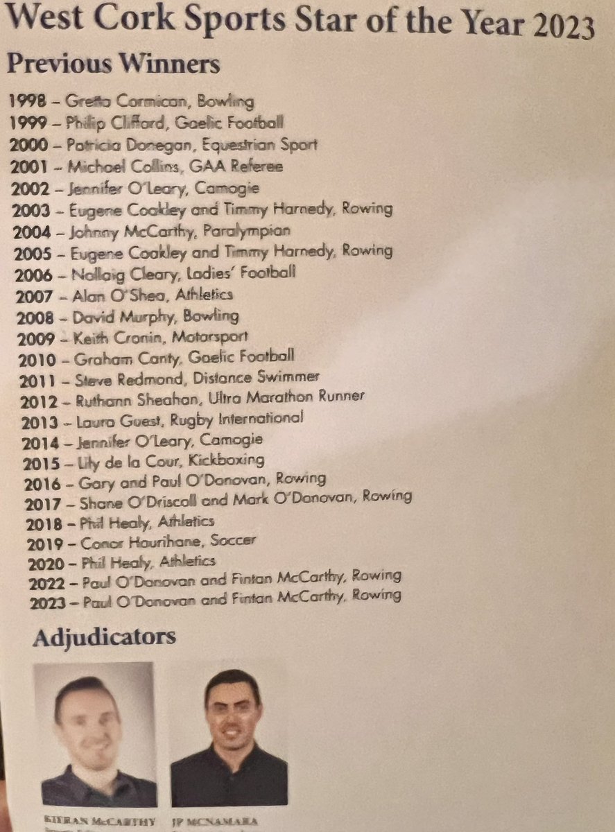 A GALAXY is stars and award winners at the 2024 <a href="/CelticRossHotel/">Celtic Ross Hotel</a> / <a href="/SouthernStarIRL/">The Southern Star</a> / <a href="/C103Cork/">C103</a> #WestCorkSportsStarAwards