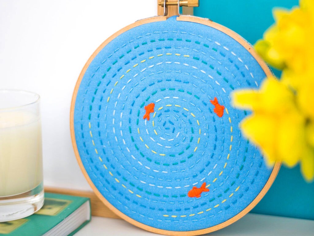 ohsewbootiful's tweet photo. 🐕 Big deals! Mindfulness Embroidery Kit, Relaxing Project, DIY Craft Kit, Fish Pond Hoop Art, Gift For Her, Learn to Sew, Hand Embroidery Set, DIY Gift only at £33.45 on https://t.co/tV4UKRG6kV Hurry. #MindfulnessProject #MindfulnessKit https://t.co/hZVCaKrblj
