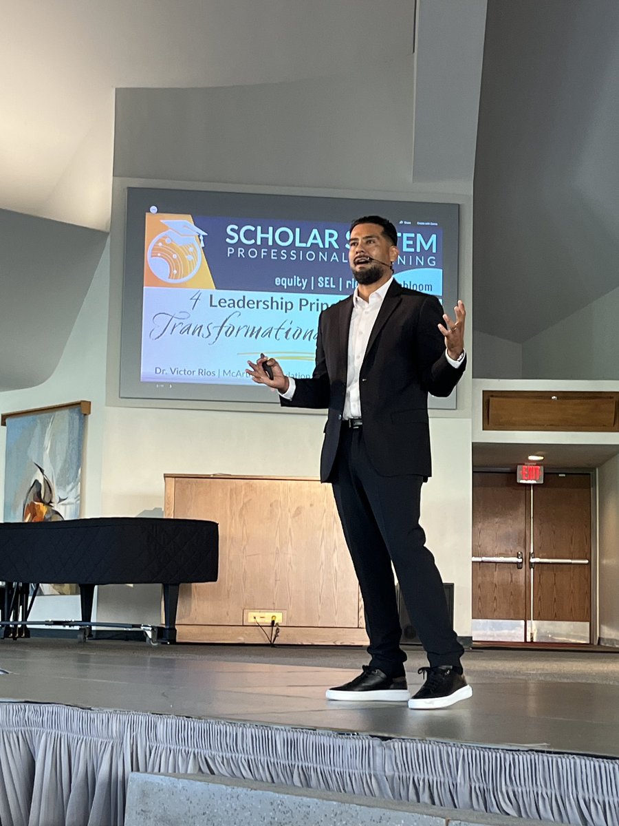 LorenaRubio123's tweet photo. Leadership Principles in Transformational Education with @drvictorrios this morning @ACSAXVII Conference. Personal Fave: Promote an Ecosystem of CARIÑO!🫶🏼 #Educere #PromiseToProsperity #DrVictorRios https://t.co/W2e929QKDj