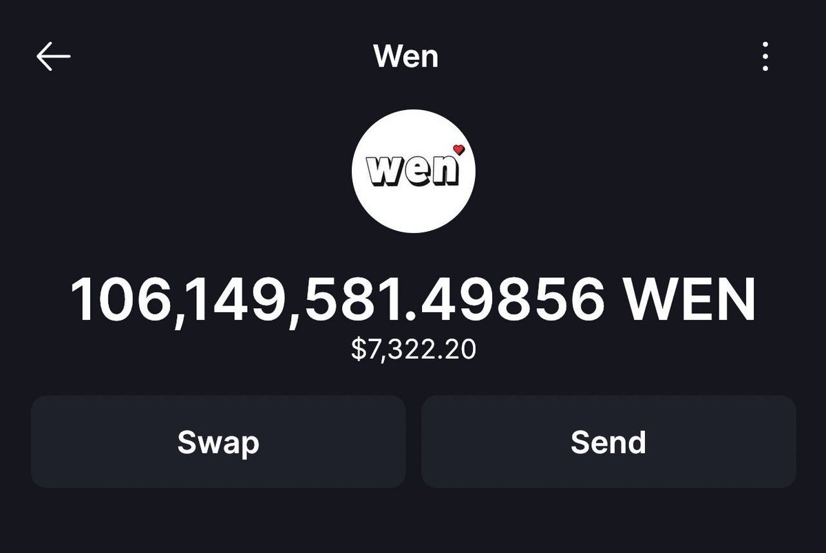 BrazyCIips's tweet image. Giving away $350 in $WEN ♥️
Drop your $SOL address, RT & follow 🔔
~ 24 hours ⏰