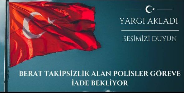 @abdurahmnsimsek 30 temmuzda 27 temmuzda 21 haziranda yaklaşık 6000polis ihraç edildi darbeden tam 6 yıl sonra yasal olmayan fişlemelere itibar edilerek burada burçak aile gelecekleri ile mağdur edildi mağdur sadece metin zeren değil bende en az beni ihraç edenler kadar VATANSEVERİM @AliYerlikaya