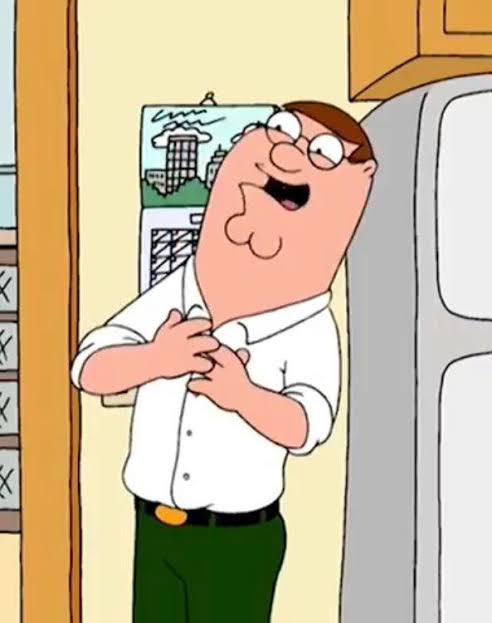 Slickyup_'s tweet photo. Peter griffin if he was designed by vivziepop https://t.co/43WYuDtZWS