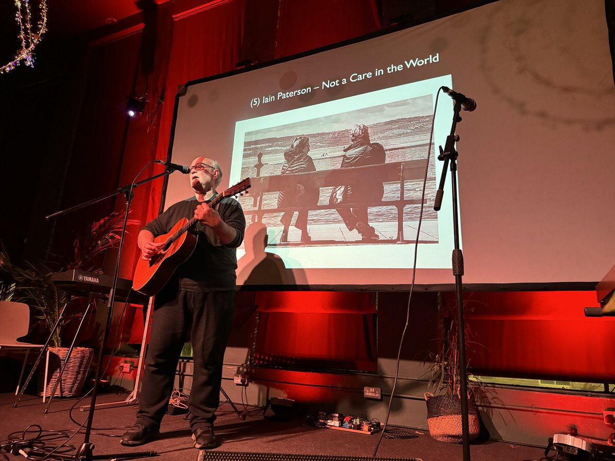 <a href="/LEAFonBoldSt/">LEAF on Bold St</a> <a href="/KingByrne1/">King & Byrne</a> <a href="/HelenMawMusic/">Helen Maw</a> The last finalist in the first half is Iain Paterson with his song Not A Care In The World.