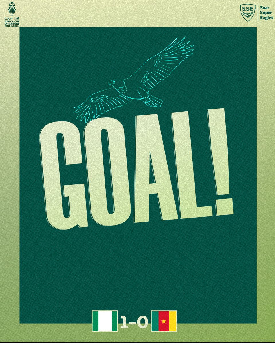 LOOKMAN!!! FINALLY!!! #NGACMR | #AFCON2023