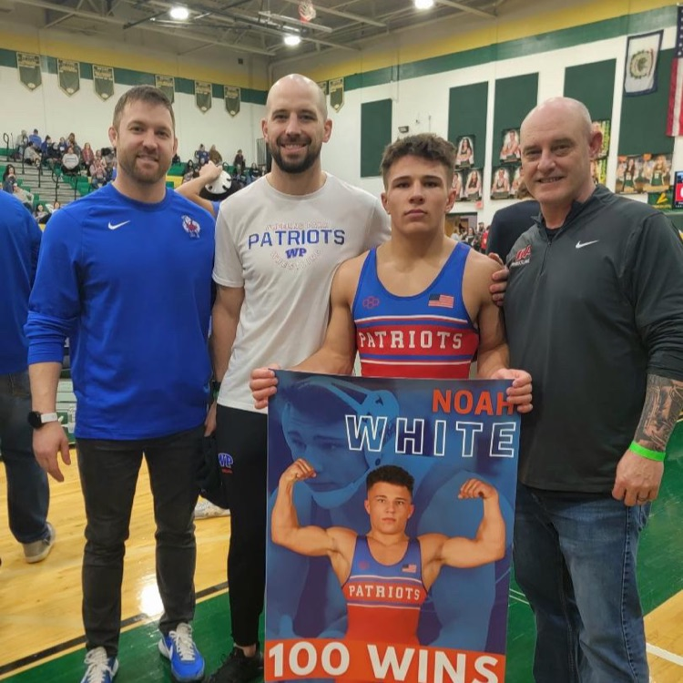 Congratulations to Noah White on his 100th career wrestling win!!