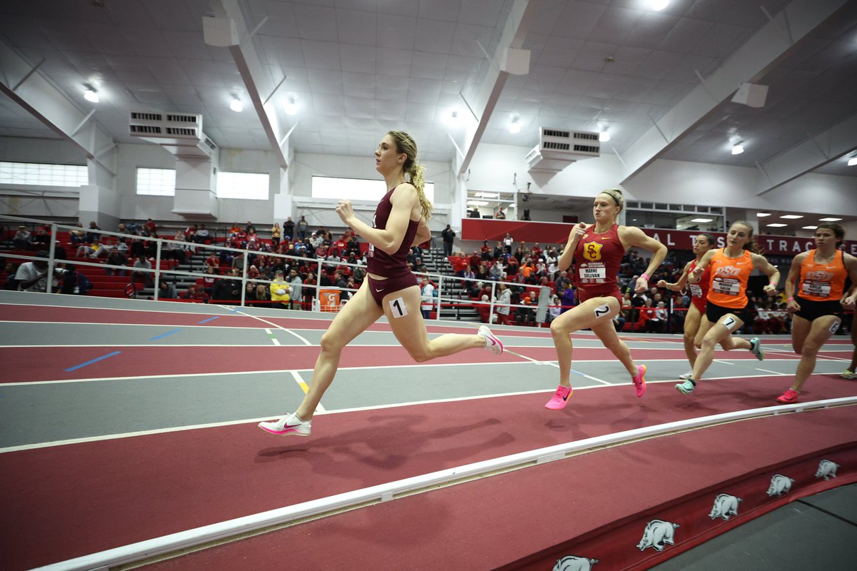That's Bailey Goggans coming home in a personal best 2:03.83 in the women's 800m ‼️ 

She moves up a spot on the all-time performers list to No. 4 and now has tenth-best performance in school history in the event 🤩

#GigEm // #AggieTF // 📊 aggi.es/42gBQWY