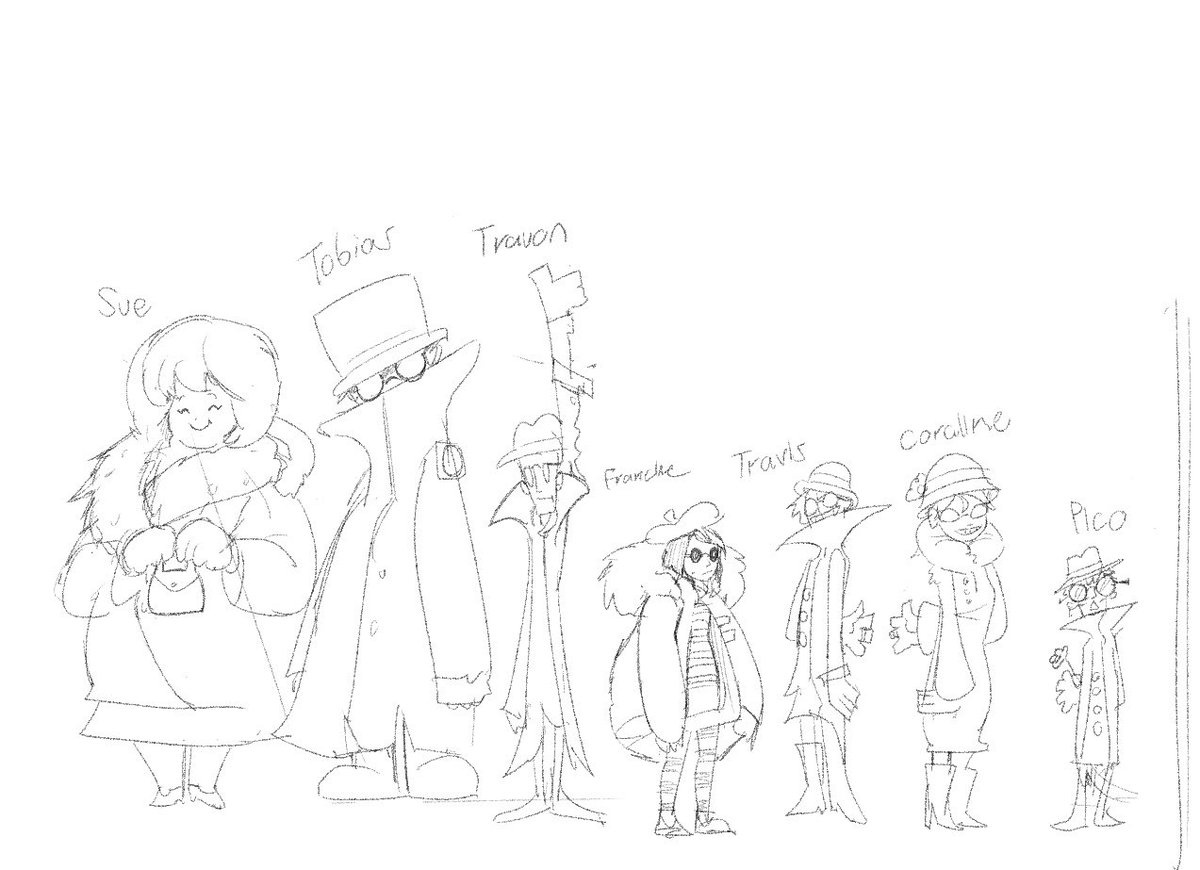 Chordfall's tweet image. Some character design sketches
#art #characterdesign #ocart