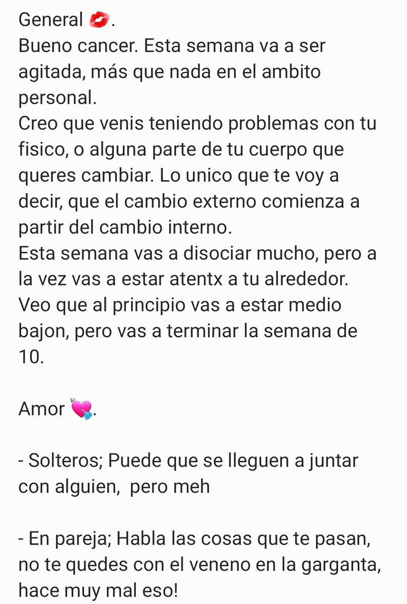 impoettortured's tweet photo. CANCER.
Números: 10, 13, 111
Horas Espejos: 16:16
Si/No: Si.
Signos: Aries, Tauro, Cancer
Día de la semana: Lunes
Color: Blanco
Canción: "La_original.mp3" By Emilia ft TINI
https://t.co/aVE3XgW9Sx https://t.co/825zJEcbJD