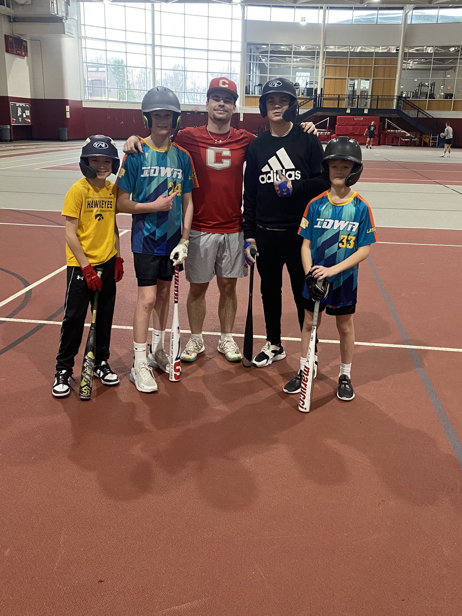 Had an awesome group for the 6th-8th Grade camp session this afternoon! Ackermann takes home the sweep as the Dutch’s most popular player with the kids.

The Dutch had a great time connecting with kids from central/southeast Iowa today!