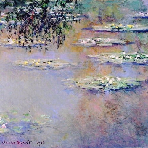 AcademiaAesthe1's tweet image. water lilies by Claude Monet